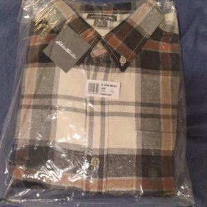 Classic men's flannel button-up from Eddie Bauer | L